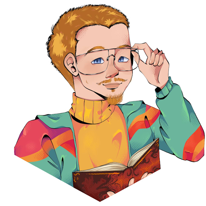 draw your full body character in color