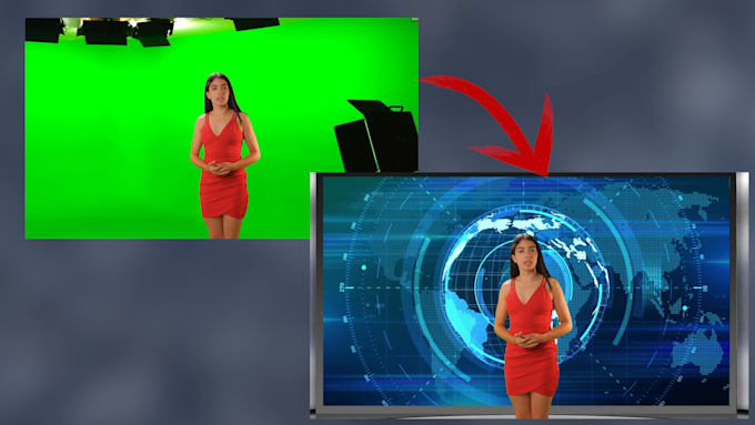 change or rotoscope background of your any video