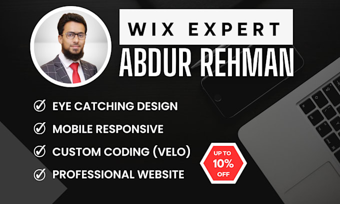 develop stunning wix website design