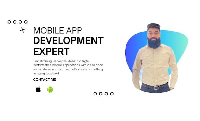 do mobile application, flutter, android and ios application