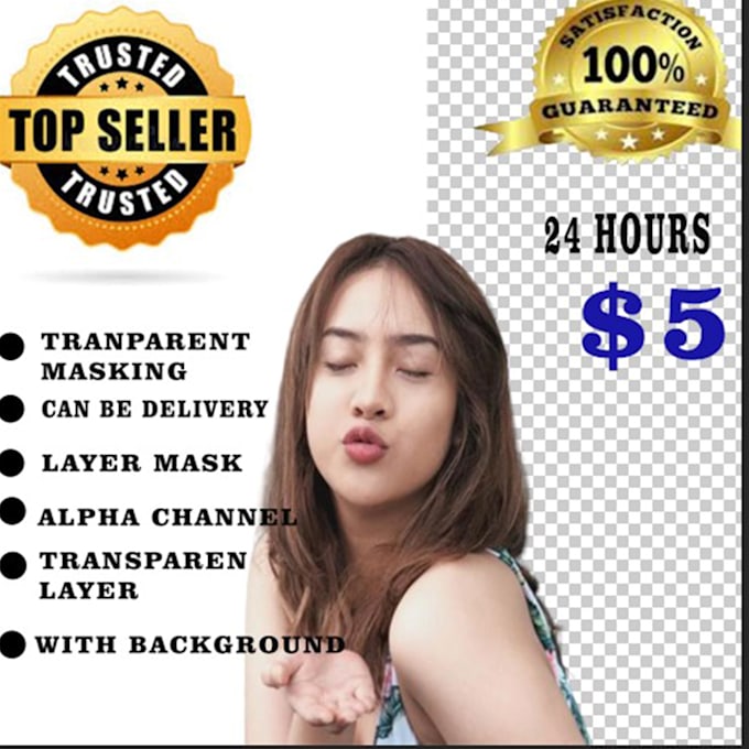 Professionally remove green screen background in 24 hours by