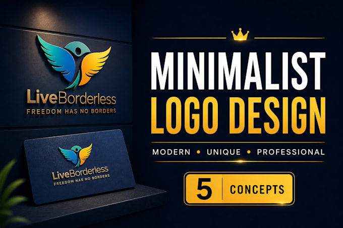 design an amazing business logo design with 5 options