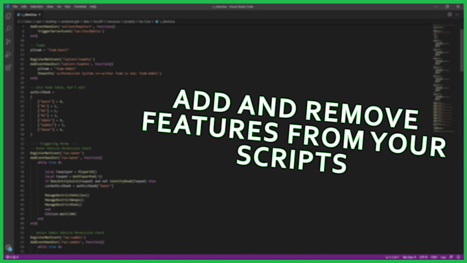 Modify your fivem script by Gigavat02 | Fiverr