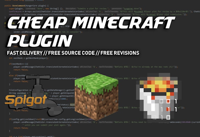 Code and develop minecraft plugins for your server by Gabrielkeller ...