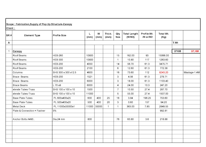 Create Bill Of Quantity Boq For Your Construction Project, 40% OFF