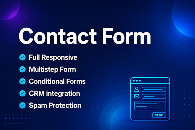 create a contact form for your wordpress website