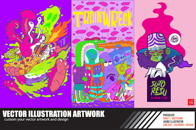 create custom vector illustration fast delivery