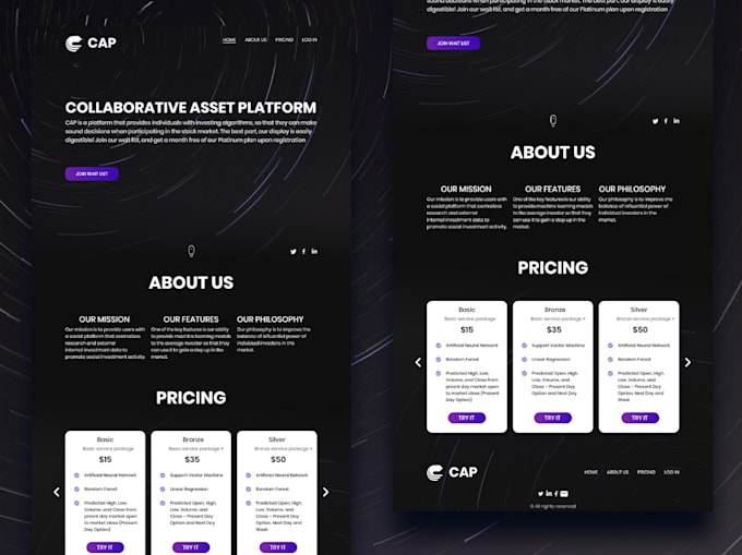 Do attractive ui ux design for website and landing page by Th_same ...