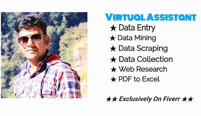 do data entry, data management all kinds of data collection