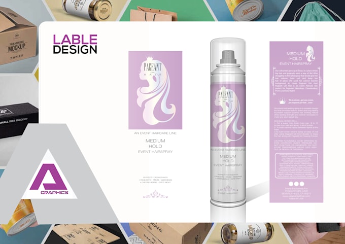 packaging labels and box designs