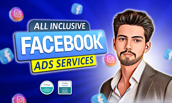 set up facebook ads, meta ads, fb marketing advertising campaign
