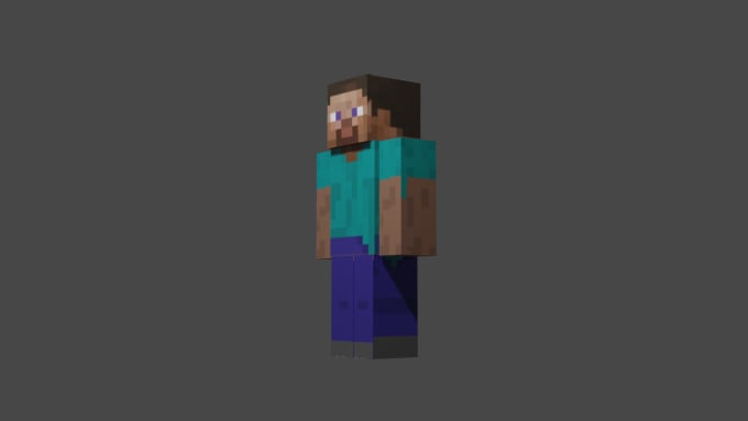 Make A 3d Model Of Steve In Blender By Silomat