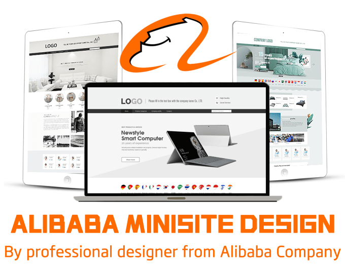 Build alibaba global shop and minisite design by Nickiu Fiverr