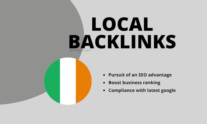 get high da ireland local backlinks for your website