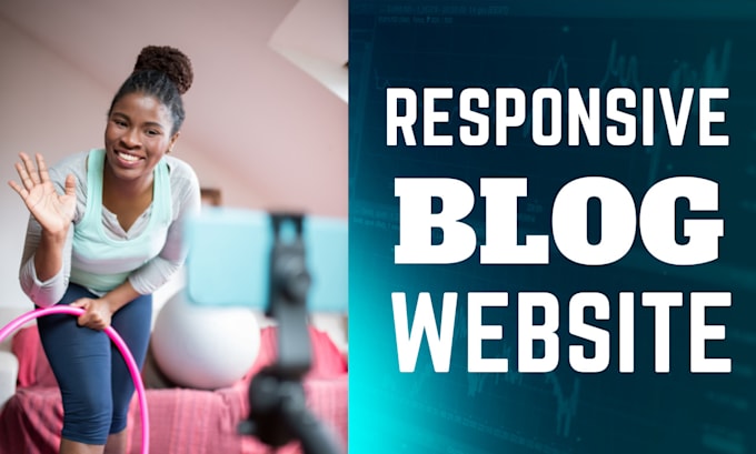 create a modern responsive wordpress blog website