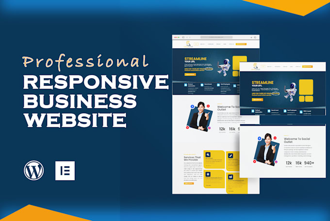 create a clean and modern wordpress website using elementor pro
