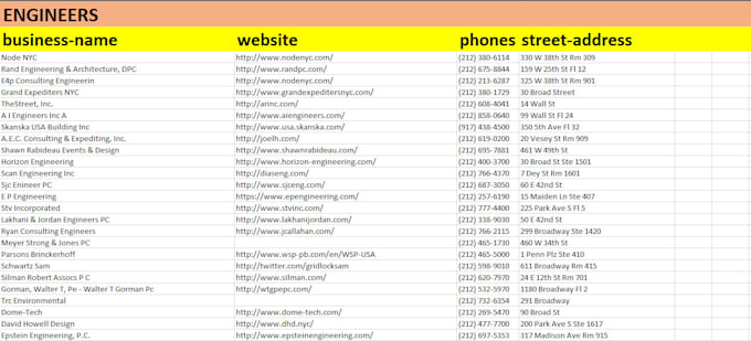 extract contact numbers and all the information of anyone