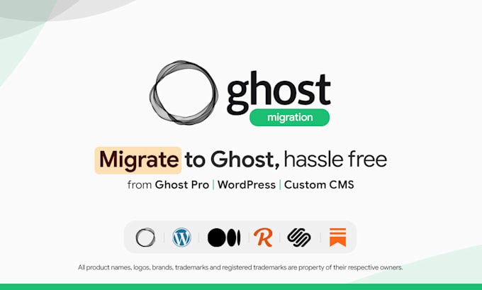 migrate content from wordpress, medium, and more to ghost cms blog