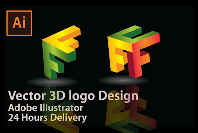 design 3d logo in 24 hours