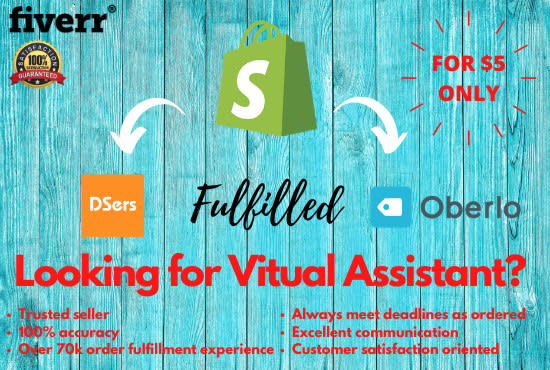 be your shopify store, virtual assistant