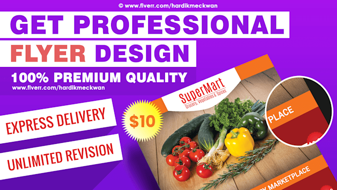 design creative flyer, postcard or doorhanger