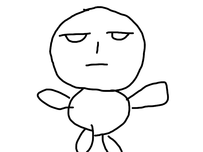 Draw you a horrible sketch of what you want by Regretfulduck | Fiverr