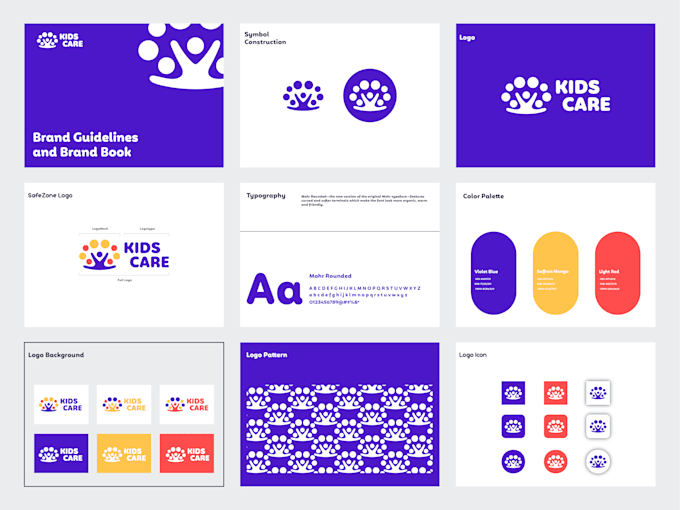 create brand identity, brand guidelines and brand book