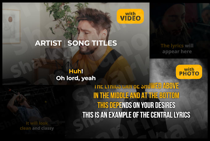 make lyrics video for karaoke