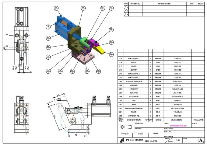 Do 2d Drafting Or Detailing With Catia Or Autocad From 3d By Bahana Sp