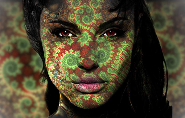 Wrap any faces with wonderful patterns using photoshop by Theartistboy
