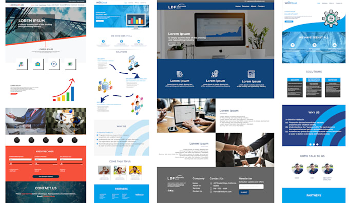 created logo and website jimdo or wordpress