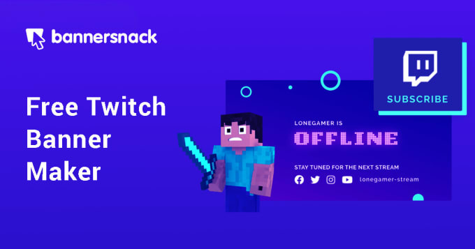 Create A Professional Offline Screen For Twitch By Bowdidigo A twitch banner (or profile banner) is the equivalent of a standard cover image. professional offline screen for twitch