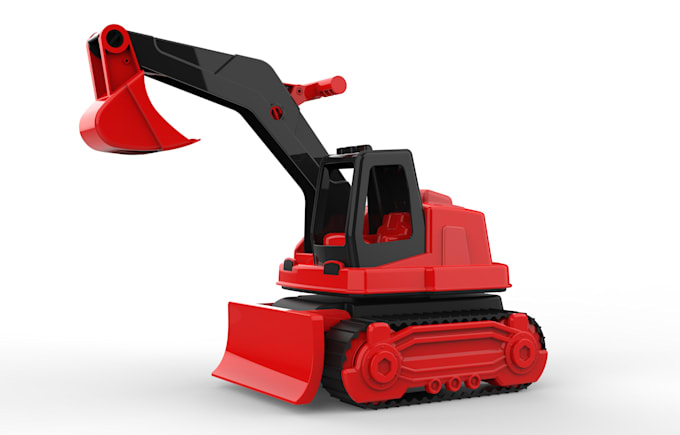 do industrial 3d model and photorealistic render