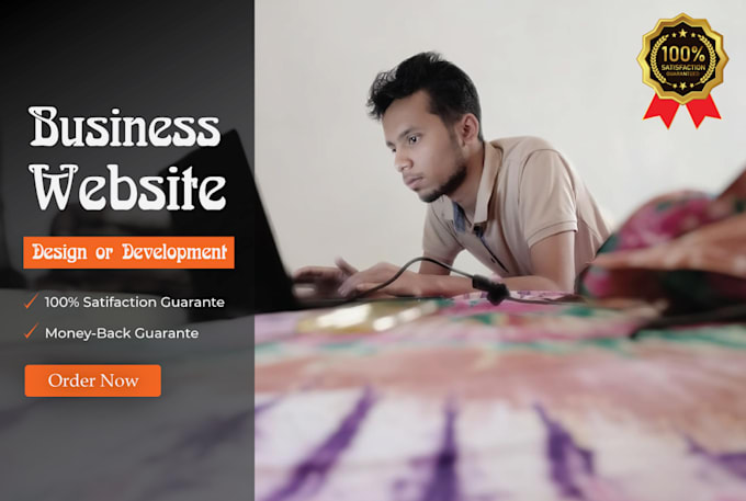 design and develop a clean and modern business website