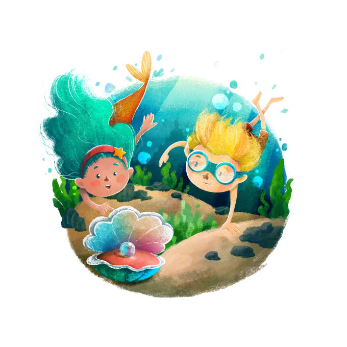 Hire a freelancer to draw childrens book illustrations for you