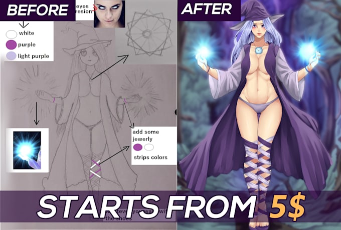 remake your drawing with best illustration