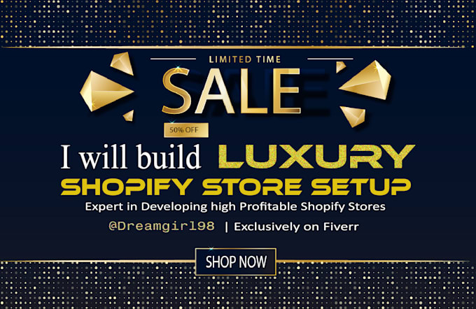 build a modern shopify store website