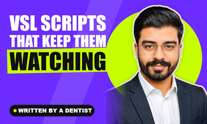 write a vsl script and video sales letter for health and supplement offers