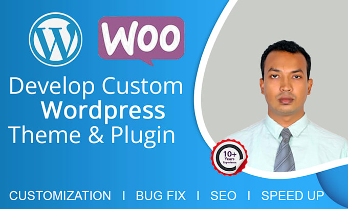 develop, customize wordpress, woocommerce theme, plugin
