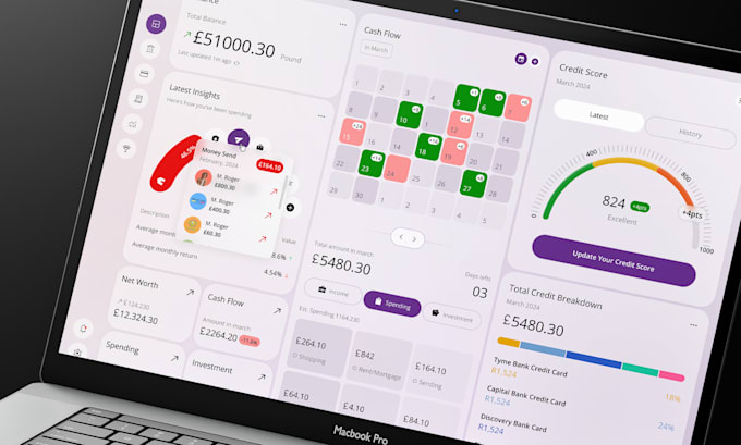design enterprise saas dashboard and web app UX