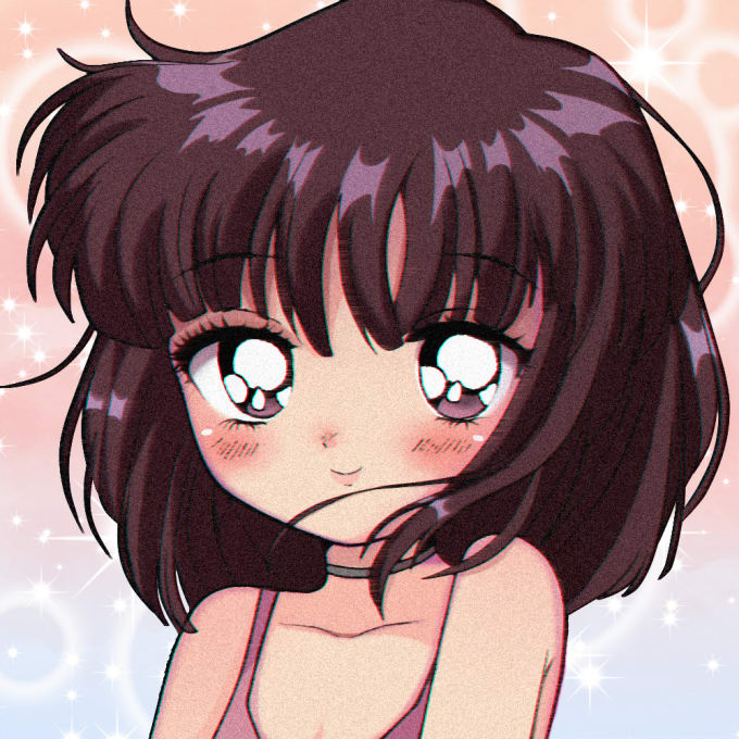 different appearance anime girl character design,comic grid,drawn in the  classic 90s anime art style