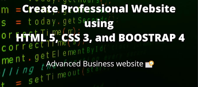 Create professional website using html5 and css3 by Msohaill | Fiverr
