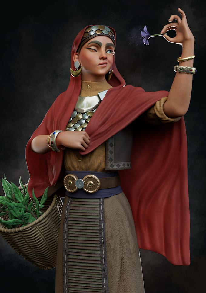 model a 3d character