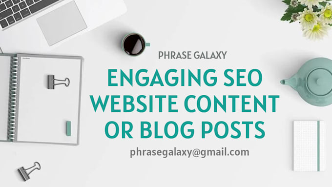 write your SEO website content or blog post