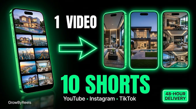 repurpose your long videos into shorts, reels, and tiktoks
