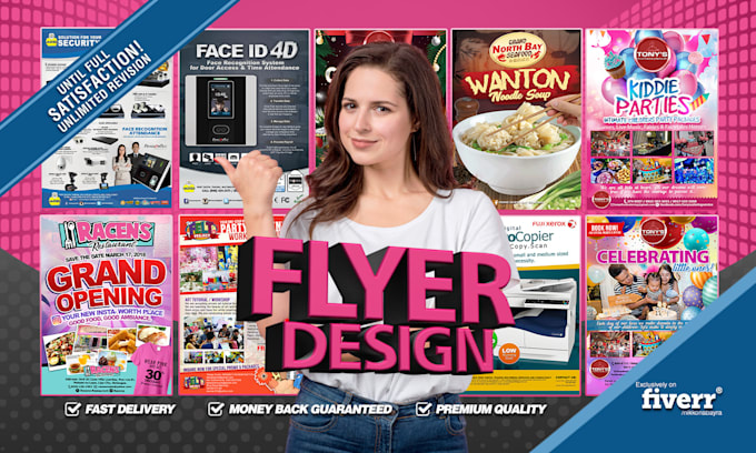 do flyer, leaflet, poster design for your business
