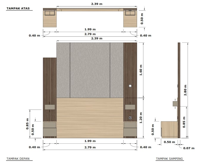 design plan, render interior, and exterior