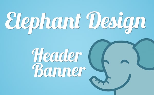 create awesome header and banner