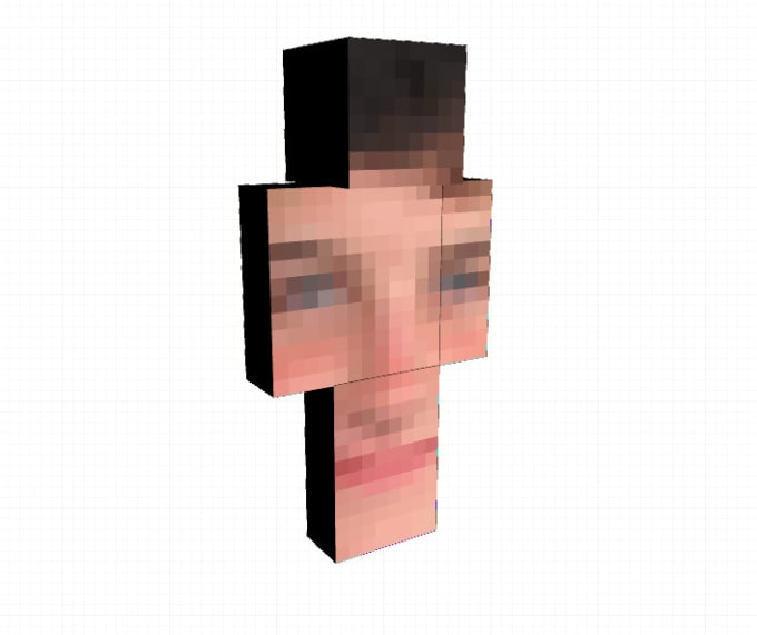 make a minecraft skin of your face
