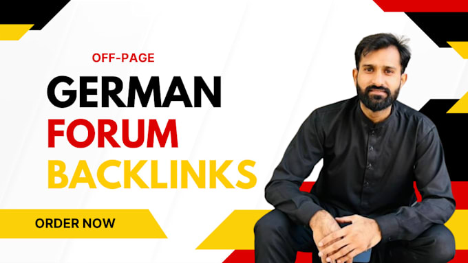 build high authority german forums profile backlinks